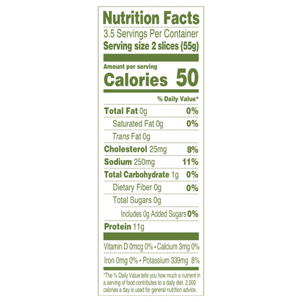 Applegate Naturals, Oven Roasted Turkey Breast Sliced, 50 Cal, 7Oz Tray (Refrigerated)