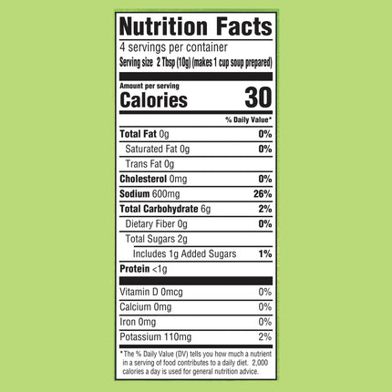 Knorr No Artificial Flavors Vegetable Recipe Soup Mix, 1.4 Oz, Pouch