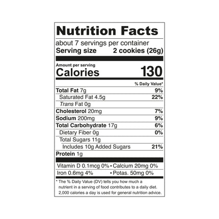 Tate'S Bake Shop Salted Caramel Chocolate Chip Cookies, 6.5 Oz