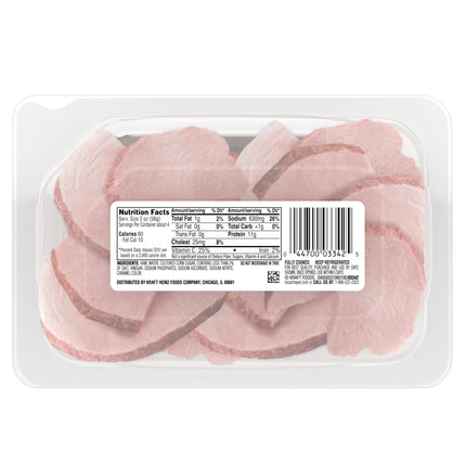 Oscar Mayer Carving Board Slow Cooked Ham Sliced Lunch Meat, 7.5 Oz