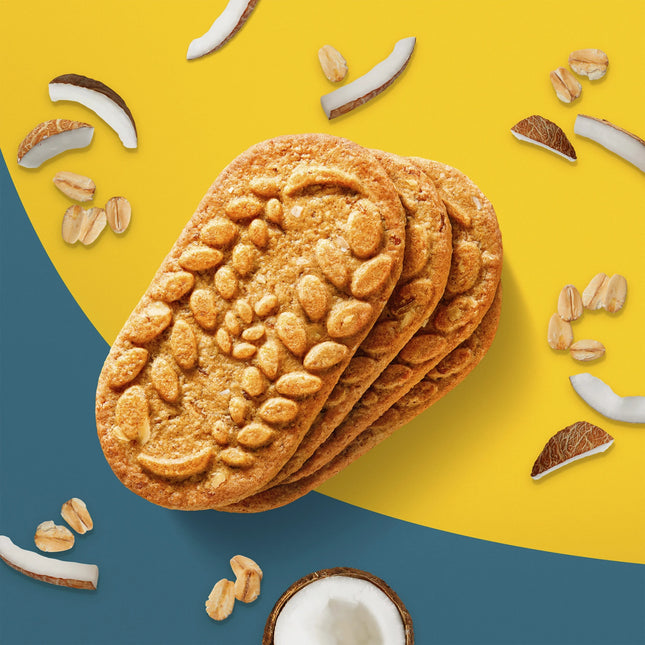Belvita Breakfast Bars Biscuits, Toasted Coconut, 5 Packs (4 Biscuits per Pack)