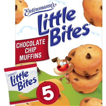 Little Bites Chocolate Chip Muffins, 5 Packs, Mini Muffins, 8.25 Oz Multipack