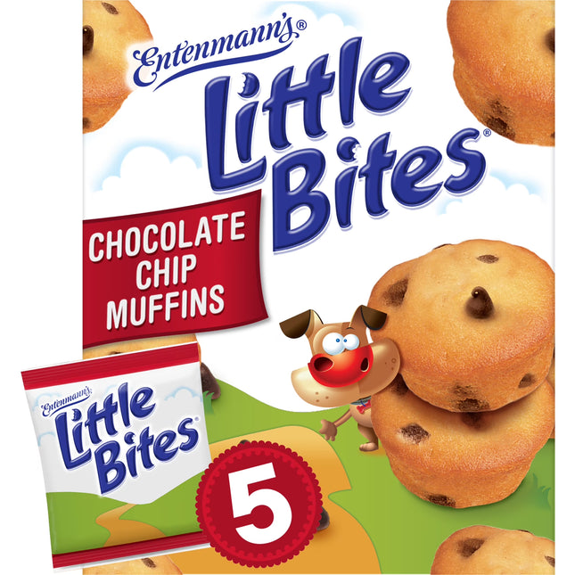 Little Bites Chocolate Chip Muffins, 5 Packs, Mini Muffins, 8.25 Oz Multipack