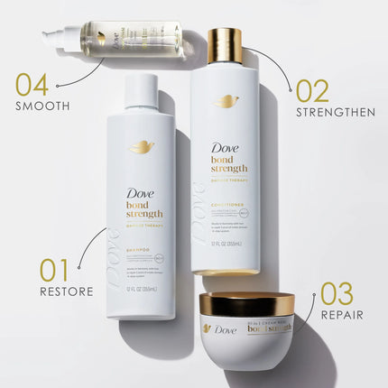 Dove Shampoo Bond Strength with Bio-Protein Care Technology & Peptide Complex, 12 Oz