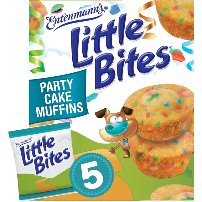 Entenmann'S Little Bites Party Cake Muffins - 8.25Oz/5Ct