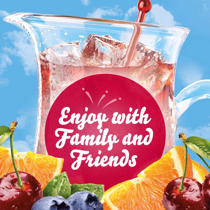 Crystal Light Fruit Punch Sugar Free Drink Mix Caffeine Free, 6 Ct Pitcher Packets
