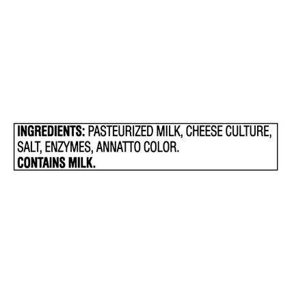 Great Value Sharp Cheddar Block Cheese, 8 Oz Chunk
