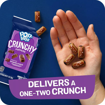 Pop-Tarts Crunchy Poppers Frosted Brownie Crunch - 10Ct / 10Oz