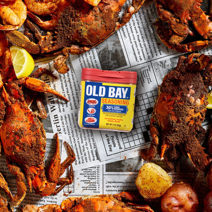 OLD BAY Gluten Free 30% Less Sodium Seasoning, 2.0 Oz Can