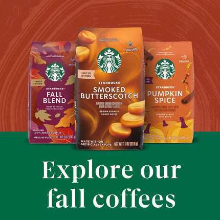 Starbucks Smoked Butterscotch Medium Roast Ground Coffee - 11Oz