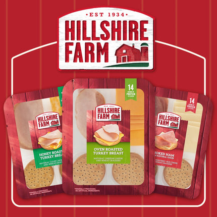 Hillshire Farm Protein Snack Pack, Turkey, Cheddar Cheese, Wheat Crackers, 2.76 Oz