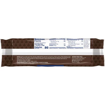 VOORTMAN Bakery Zero Sugar Fudge Brownie Chocolate Chip Cookies 8 Oz