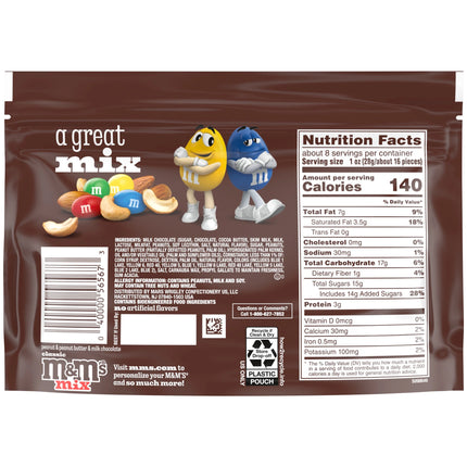 M&M'S Classic Mix Chocolate Candy, Sharing Size - 8.3 Oz Bag
