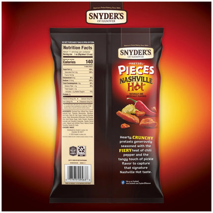 Snyder'S of Hanover Pretzel Pieces, Nashville Hot, 11.25 Oz