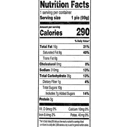 Freshness Guaranteed Apple Pie, 4 In, 3.5 Oz