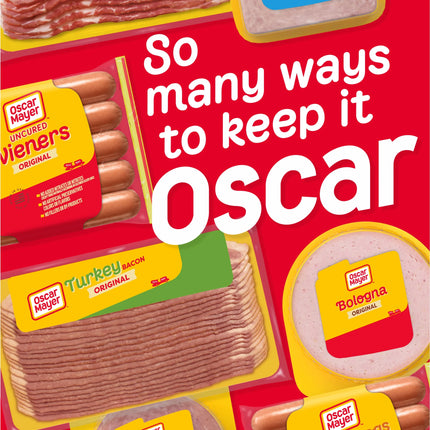 Oscar Mayer Gluten Free Turkey Bacon with 58% Less Fat & 57% Less Sodium, 12 Oz Pack, 21-23 Slices, Refrigerated