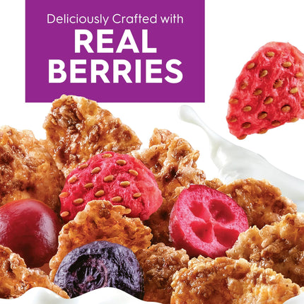 Kellogg'S Special K Triple Berry Blend Breakfast Cereal, Family Breakfast, Fiber Cereal, Berries and Dark Chocolate, 14.7Oz Box (1 Box)