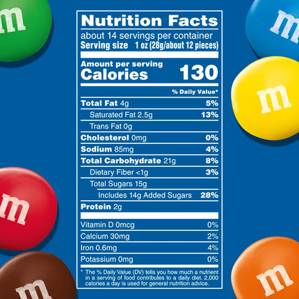 M&M'S Pretzel Milk Chocolate Candy, Family Size - 14.4 Oz Bag