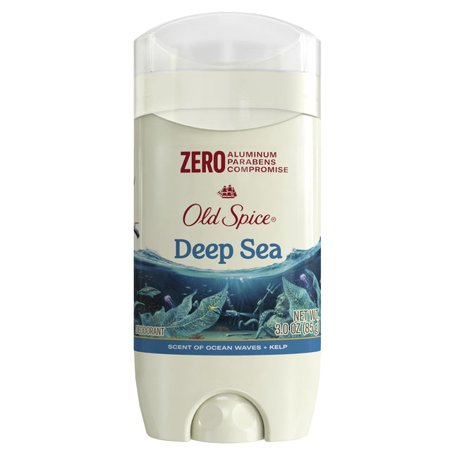 Old Spice Men'S Deodorant, Aluminum Free Invisible Solid Stick, Deep Sea, 3Oz