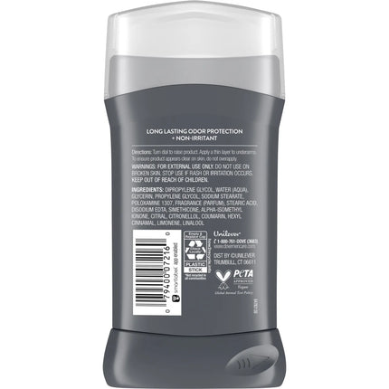 Dove Men+Care Deodorant Stick for Men Clean Comfort Aluminum Free with Moisturizing Cream, 3 Oz