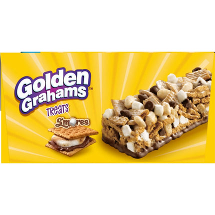 Golden Grahams Cereal Treat Bars, S'Mores, Snack Bars, Value Pack, 16 Ct, 16.96 Oz