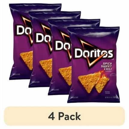 Doritos Tortilla Chips Spicy Sweet Chili Flavored Snack Chips, 9.25 Ounce Bag