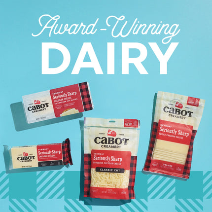 Cabot Creamery New York Extra Sharp Cheddar Cheese Block 8 Oz (Refrigerated)