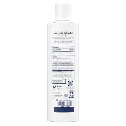 Dove Damage Therapy Derma Anti-Dandruff Shampoo for Flaky Scalp Dryness + Itch with Pyrithione Zinc & Coconut Oil, 12 Oz