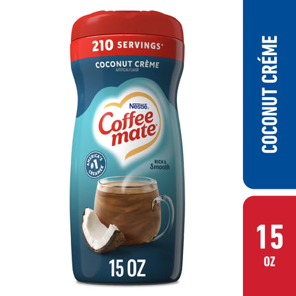 Nestle Coffee Mate Coconut Creme Powdered Coffee Creamer 15 Oz. Canister