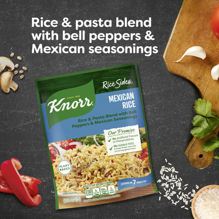 Knorr Rice Sides Mexican Rice Made with No Artificial Flavors, 5.4 Oz Pouch