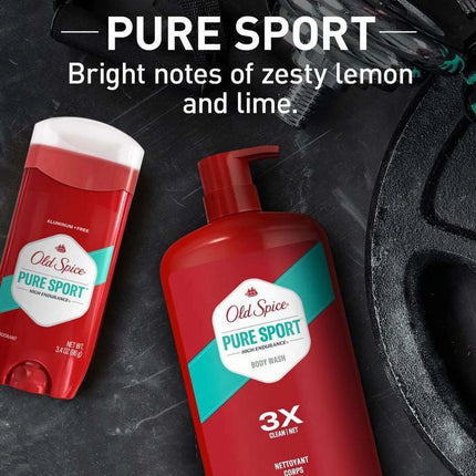 Old Spice Aluminum Free Men'S Deodorant, High Endurance Pure Sport, 3.4 Oz