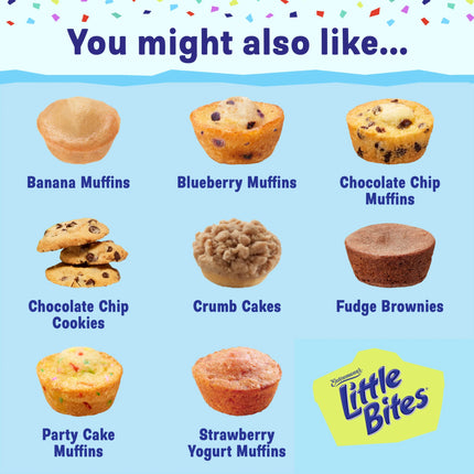 Little Bites Chocolate Fudge Brownies, 5 Packs, Real Chocolate Mini Muffins, 9.75 Oz Box