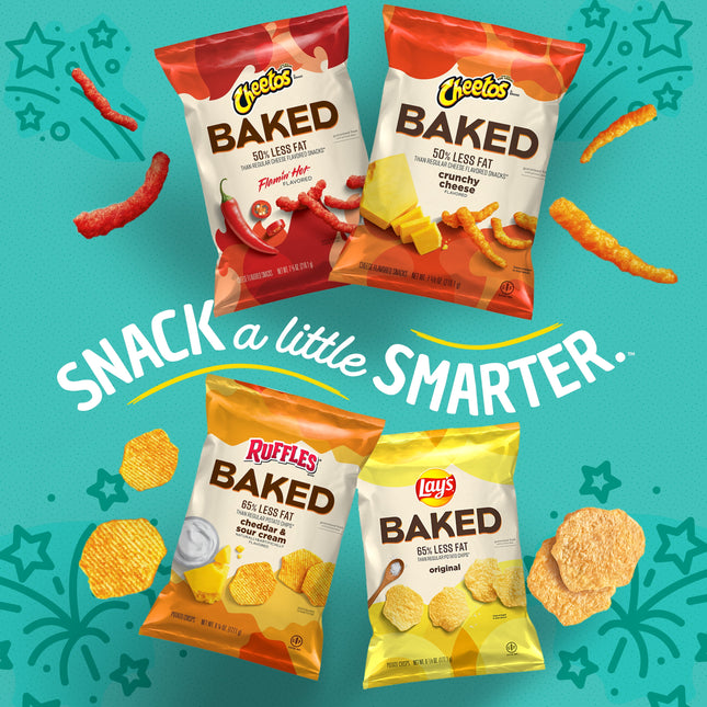 Lay'S Baked Gluten-Free Barbecue Flavored Potato Chips, 6.25 Oz Bag