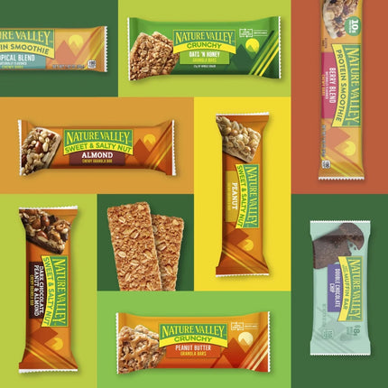 Nature Valley Creamy Protein Bars, Cinnamon Almond Butter, 10G Protein, 5 Bars, 7.45 Oz