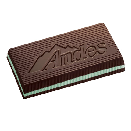 Andes, Crème De Menthe, Mint Chocolate Candy, 8.5 Oz. Gluten Free & Peanut Free. Contains Milk.