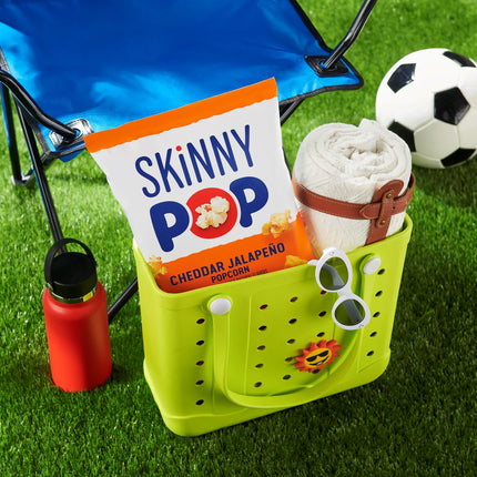 Skinnypop Gluten Free Cheddar Jalapeno, 4.4 Oz Sharing Size Bag, Skinny Pop, Healthy Popcorn Snacks