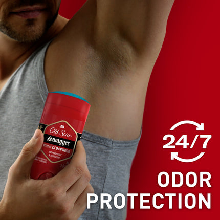Old Spice Aluminum Free Deodorant for Men, Invisible Solid Stick, Swagger, 3.0 Oz