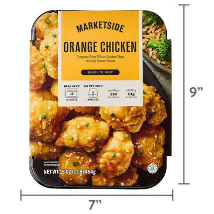 Marketside Ready to Heat Orange Chicken, 16 Oz, Refrigerated
