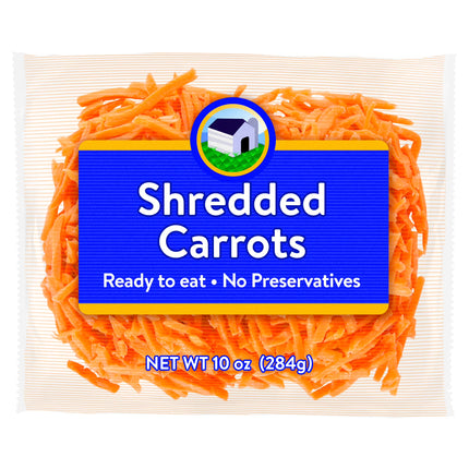 Fresh Shredded Carrots, 10 Oz Bag