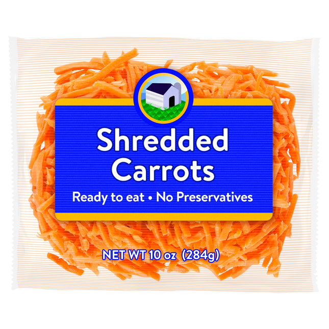 Fresh Shredded Carrots, 10 Oz Bag