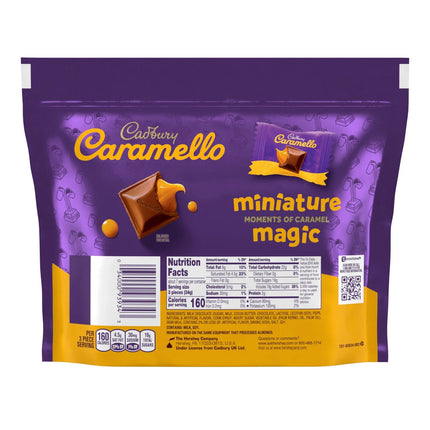 Cadbury Caramello Miniatures Milk Chocolate Caramel Candy, Share Pack 8 Oz