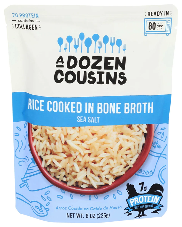 A Dozen Cousins Sea Salt Rice Cooked in Bone Broth, 8 Ounce