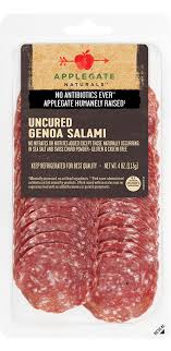 Applegate Natural Uncured Genoa Salami, 4 Oz