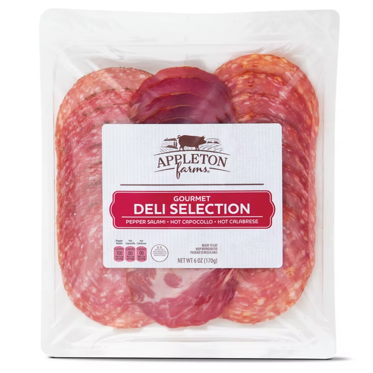 APPLETON FARMS Gourmet Deli Selection, 16 oz Salami, Prosciutto