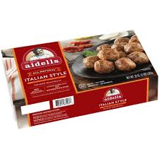 Aidells Italian Style  Chicken Meatballs with Mozzarella Cheese 32 oz