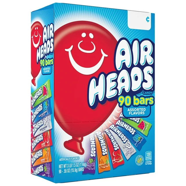 Air Heads Variety Pack, 0.55 oz., 90 pk.