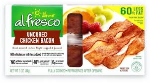 Al Fresco Original Chicken Bacon, 3 oz, Fully Cooked