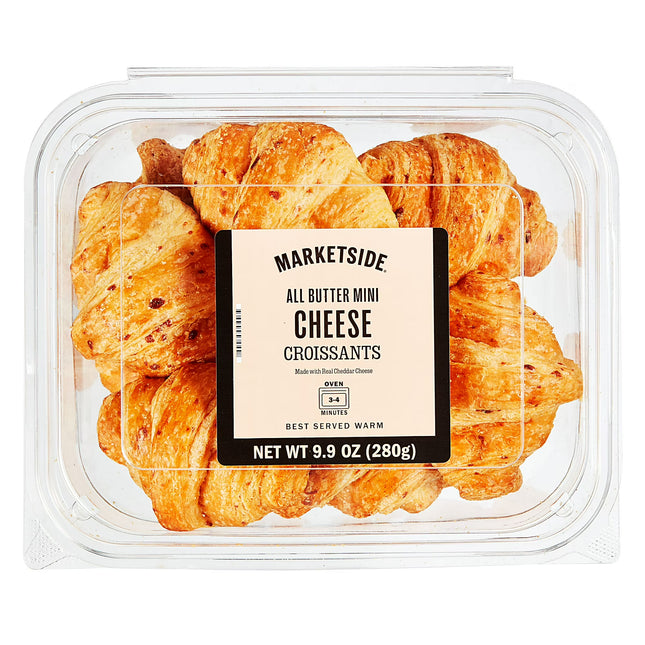 All Butter Mini Cheese Baked Croissants, 9.8 oz, 10 Count