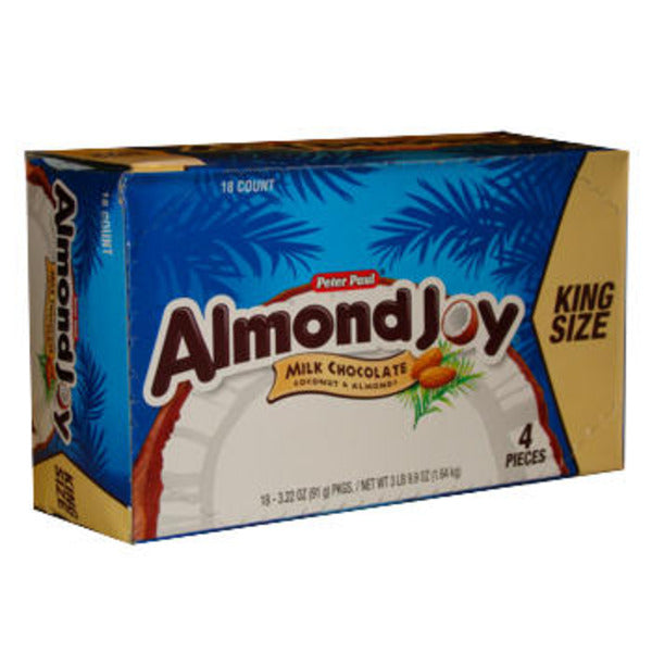 Almond Joy - Milk Chocolate & Coconut King Size - 3.22 oz/18ct