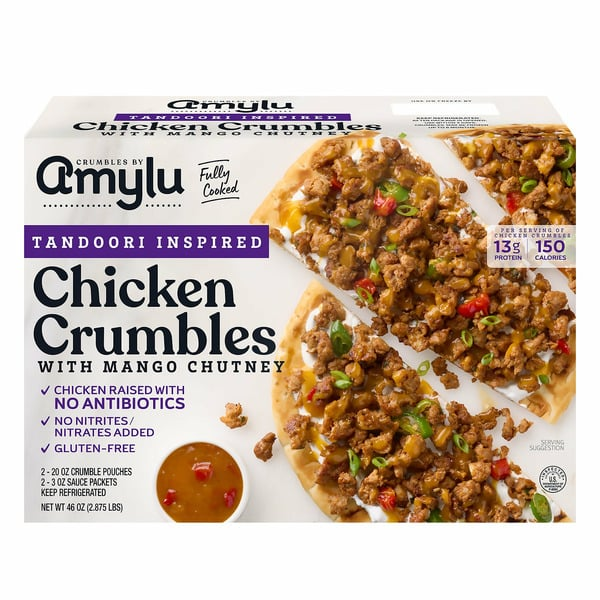 Amylu Tandoori Chicken Crumble Kit, 46 oz